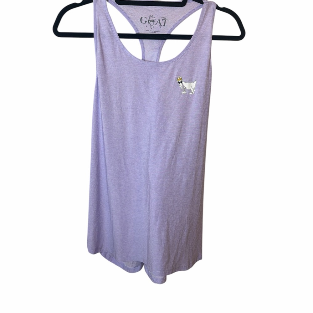 💜 GOAT USA Lavender Racerback Tank Top – XL – NWT